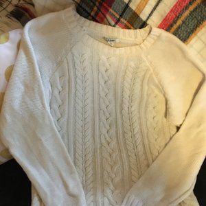Old Navy White Sweater